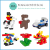 Đồ chơi lắp ráp, lego - D&O - LG1 - 500 hạt nhựa nhiều màu