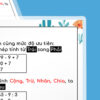 Tính Giá Trị Biểu Thức