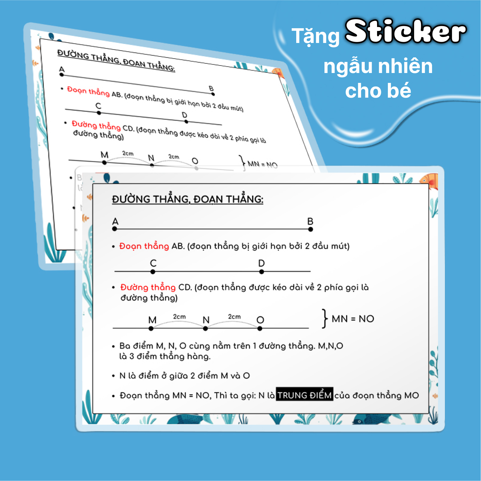 đường thẳng, đoạn thẳng