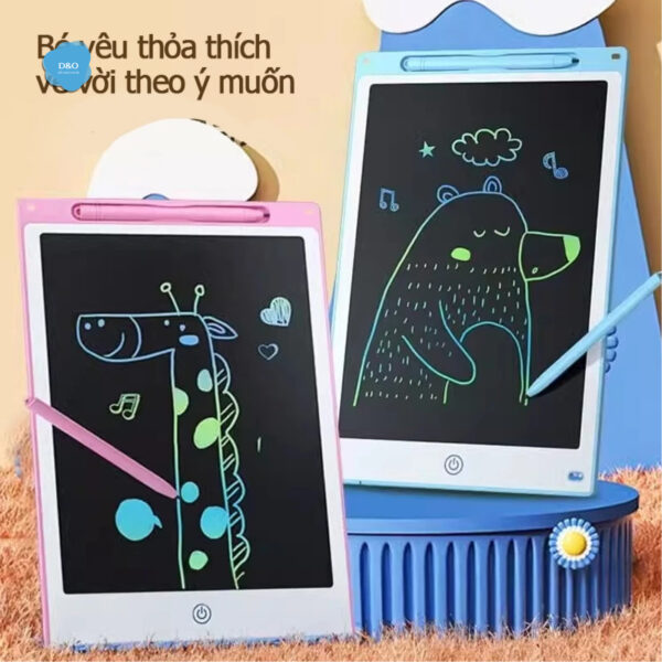 Bảng vẽ tự xóa BABYTREE màn hình LCD thông minh không bụi mịn dễ dàng sử dụng an toàn cho bé