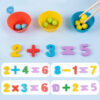 Gỗ Montessori Toán Đồ Chơi Kẹp Hạt