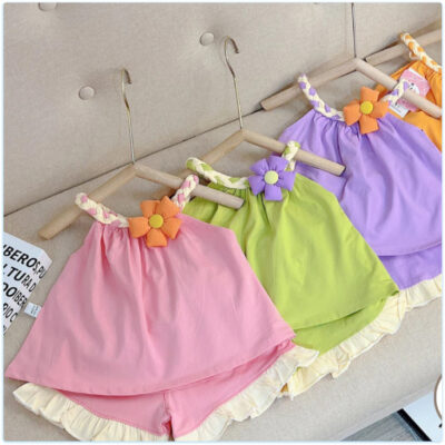 Bộ 2 Dây Cổ Tết Có Đính Hoa Siêu Xinh 